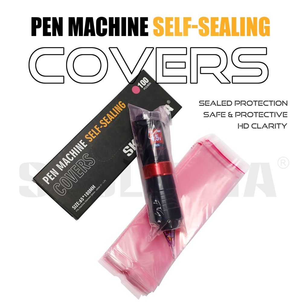 Барьерная защита на машинку SKULL DNA Self-sealing Cover Pink