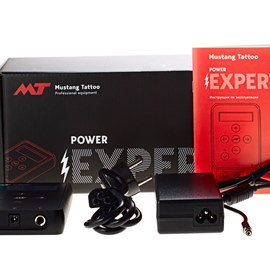 Блок питания Mustang Tattoo Power Box Expert Черный Муар PBE1