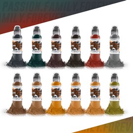World Famous Ink 12 Color Earthtone Set 